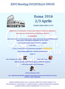 XXVI MEETING O.U.C.HItalia ROMA 2/3 Aprile 2016